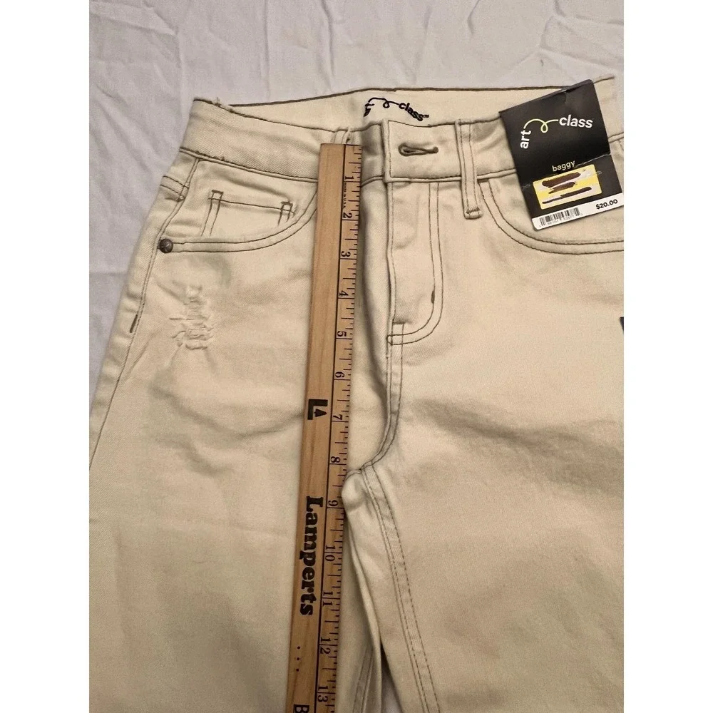 Art Class Jeans Girls 8 Baggy Distressed Stretch Denim Youth New With Tags‎